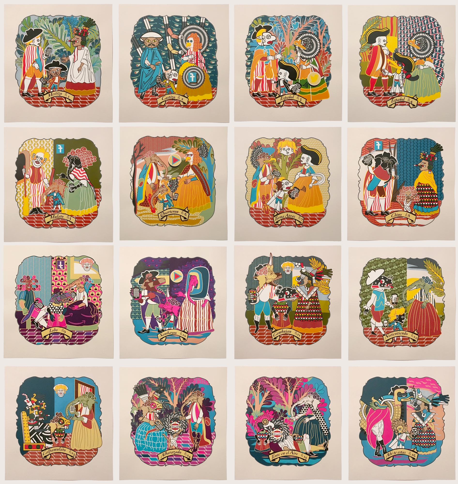 Now & Then: Casta Paintings and Michael Menchaca's La Raza Cosmica